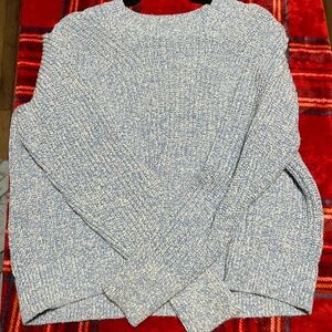 Banana Republic Knit Sweater - Size L (Heavyweight Blue Heather)